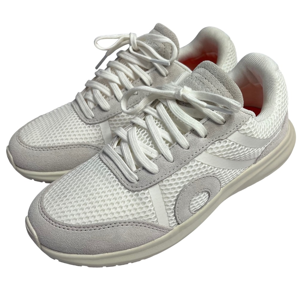 Oliver Cabell Low 1 Ghost White Mesh Grey Suede Sneakers Womens 8 Mens 5 EU 38